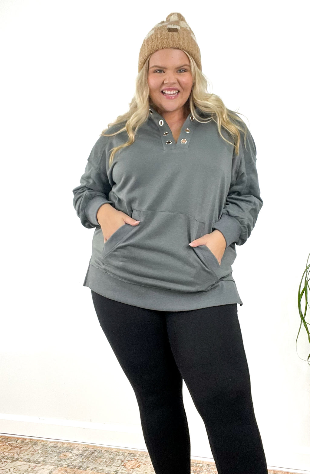 Easy Feelings Grommet Sweatshirt