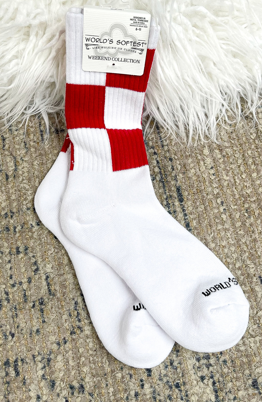 Holiday Sporty Mini Crew Socks