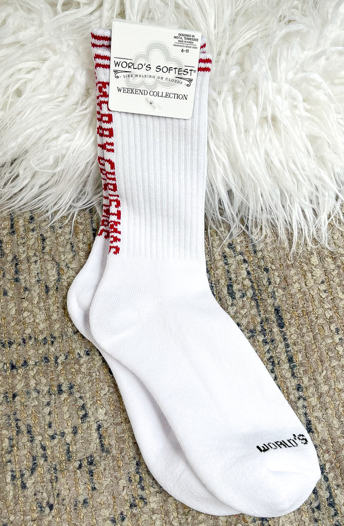 Holiday Sporty Mini Crew Socks