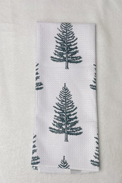 Frosted Trees Kitchen Tea Towel