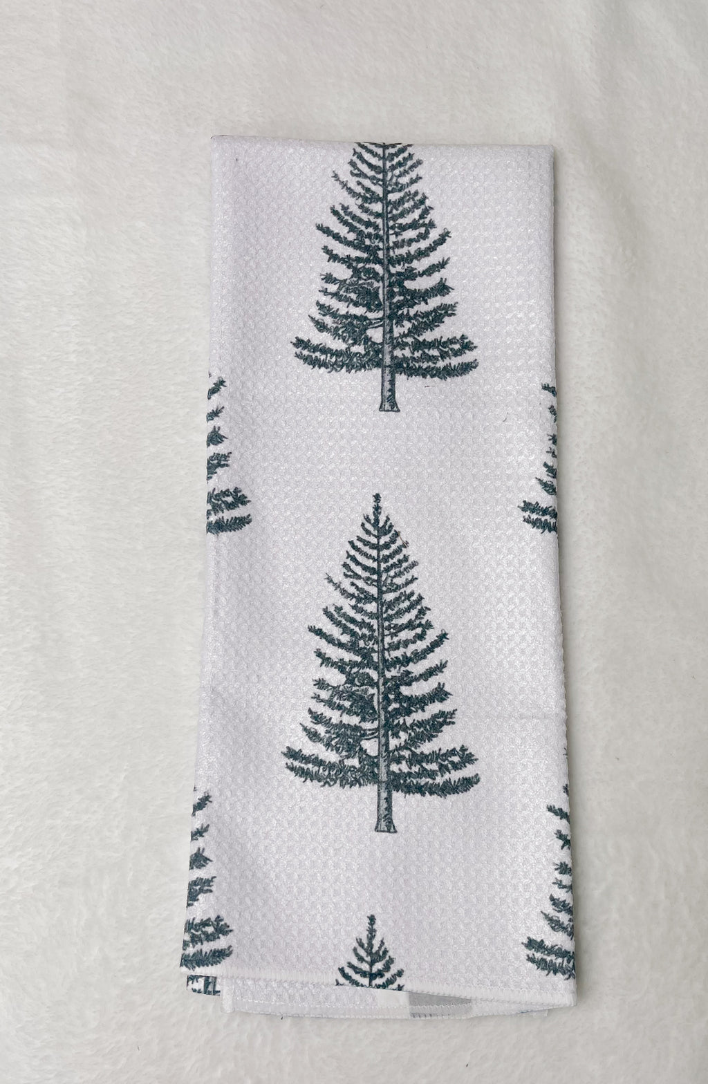 Frosted Trees Kitchen Tea Towel