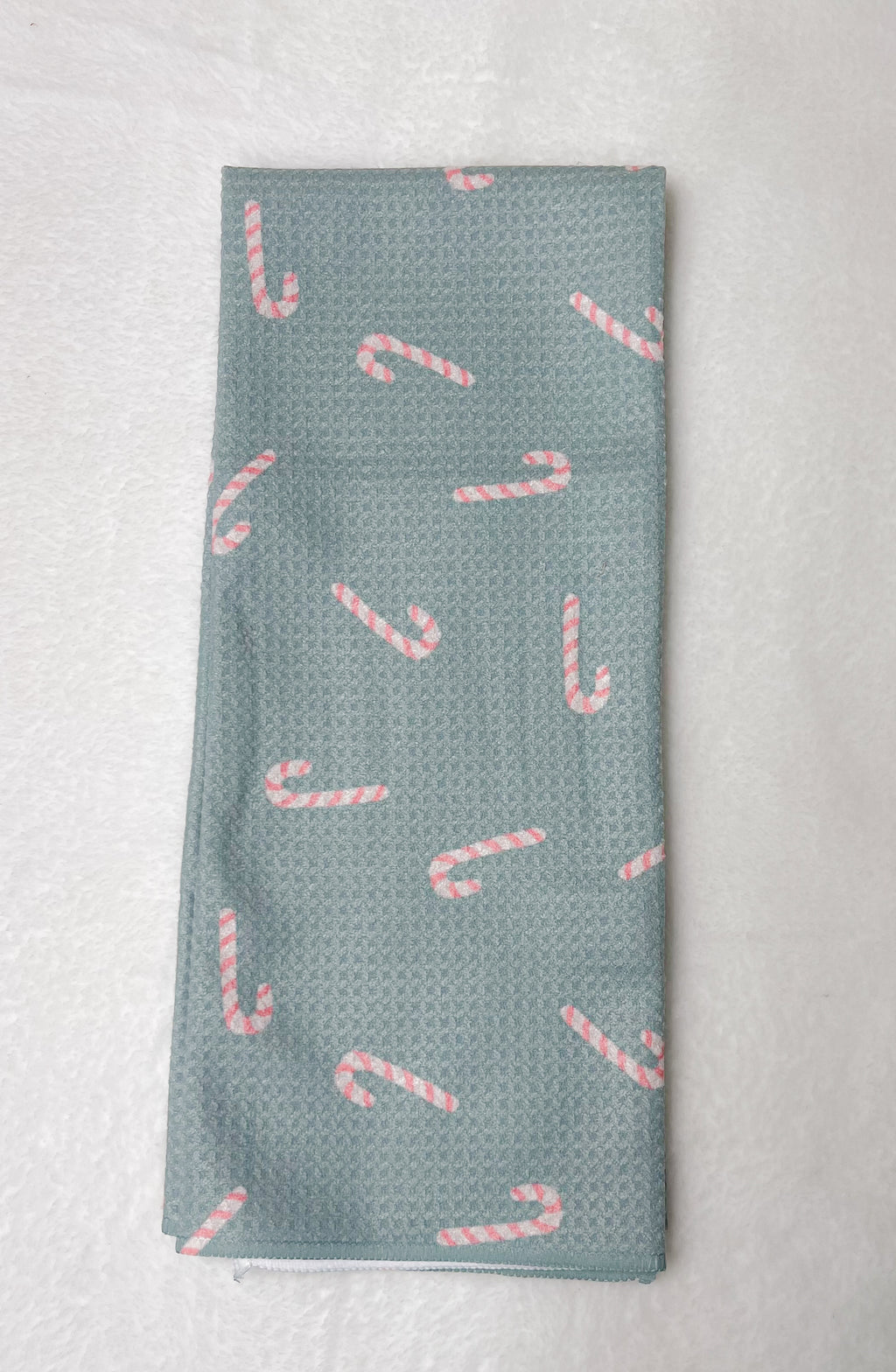 Cute Candy Canes Kitchen Tea Towel