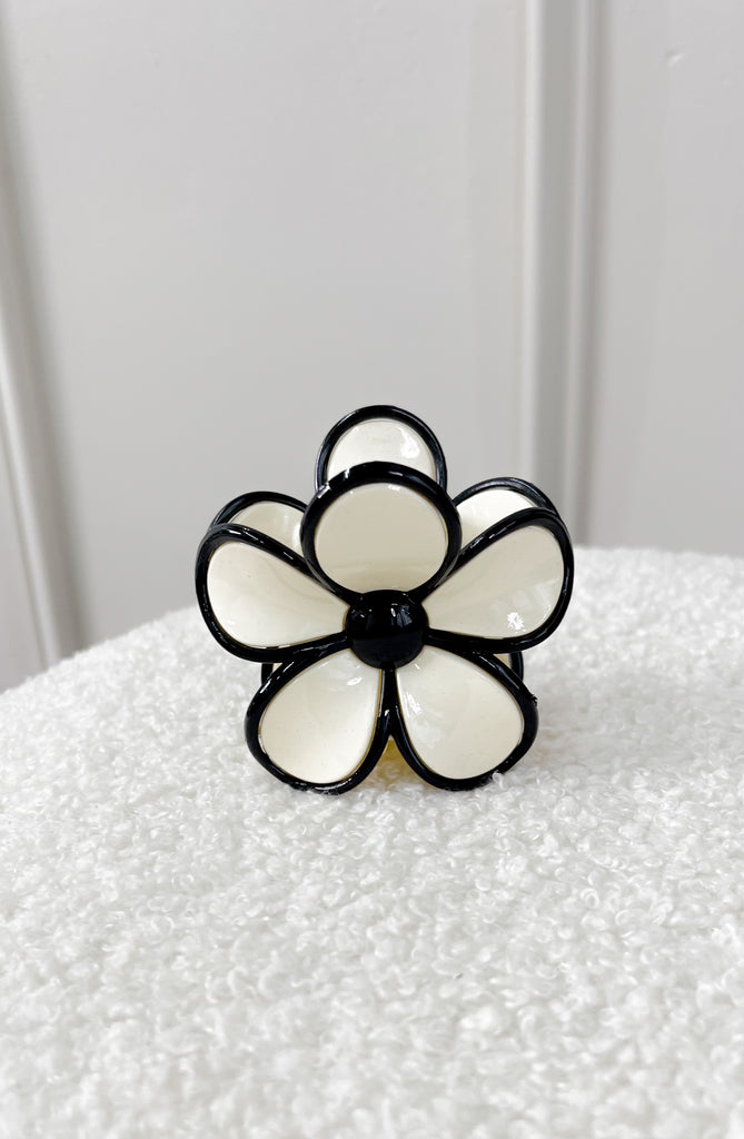 Groovy Flower Hair Claw Clip