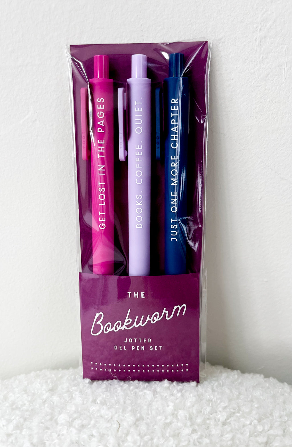 Bookworm Jotter Gel Pen Set