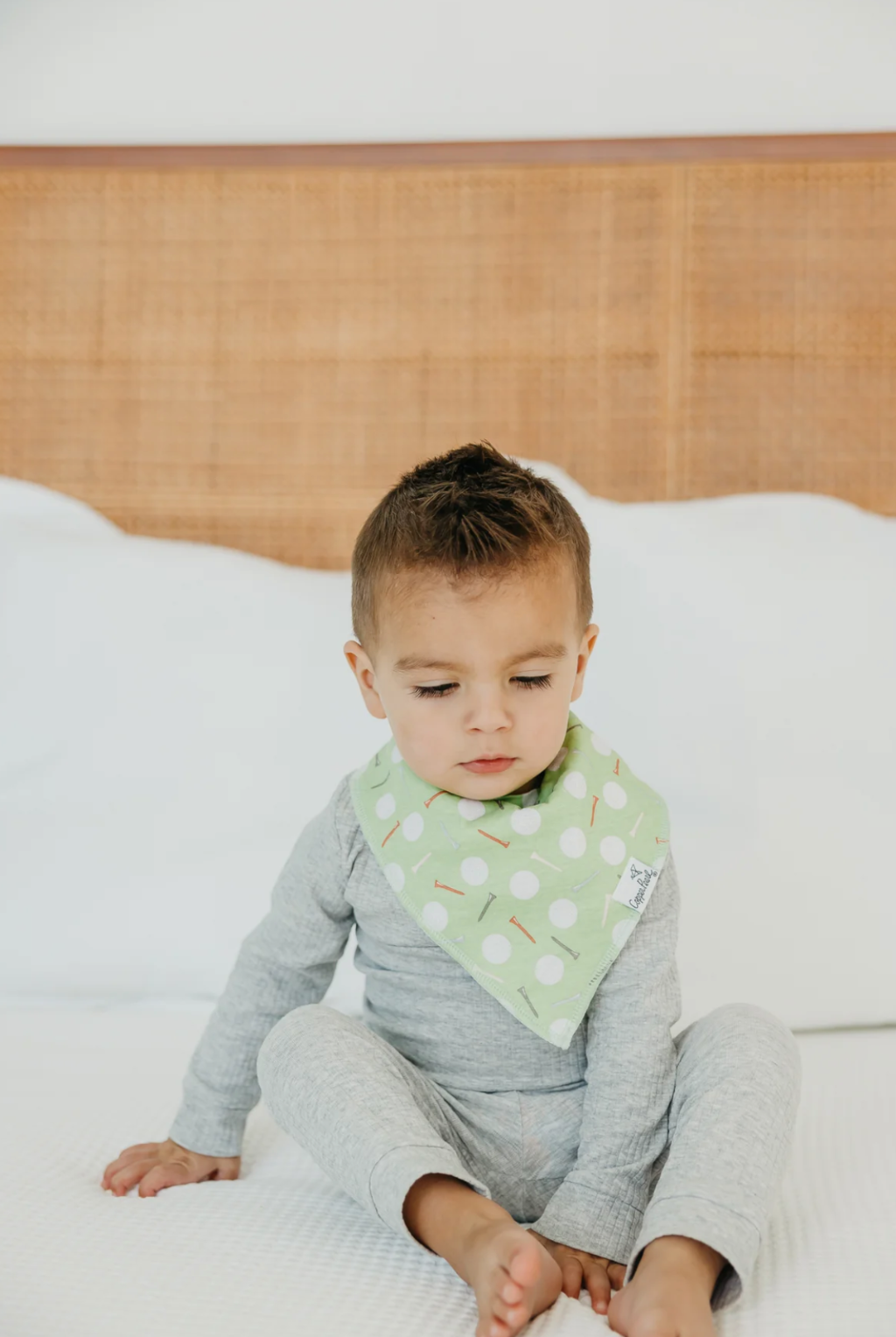 Bogey Bandana Bib Set (4-Pack) | Copper Pearl