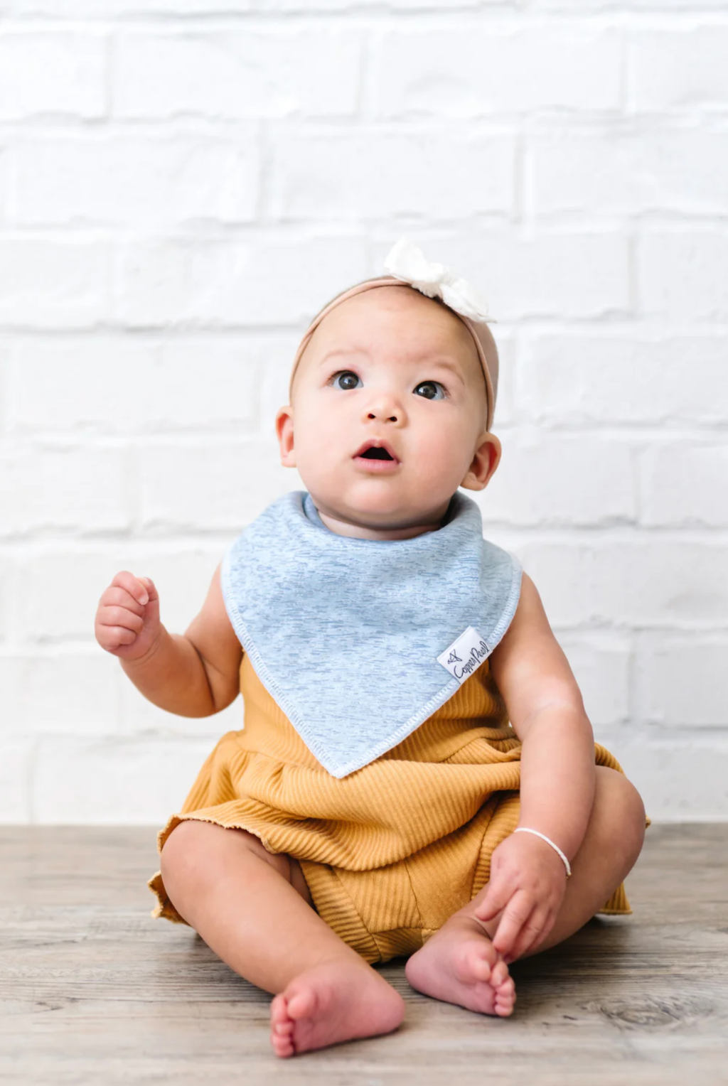 Lennon Bandana Bib Set (4-Pack) | Copper Pearl