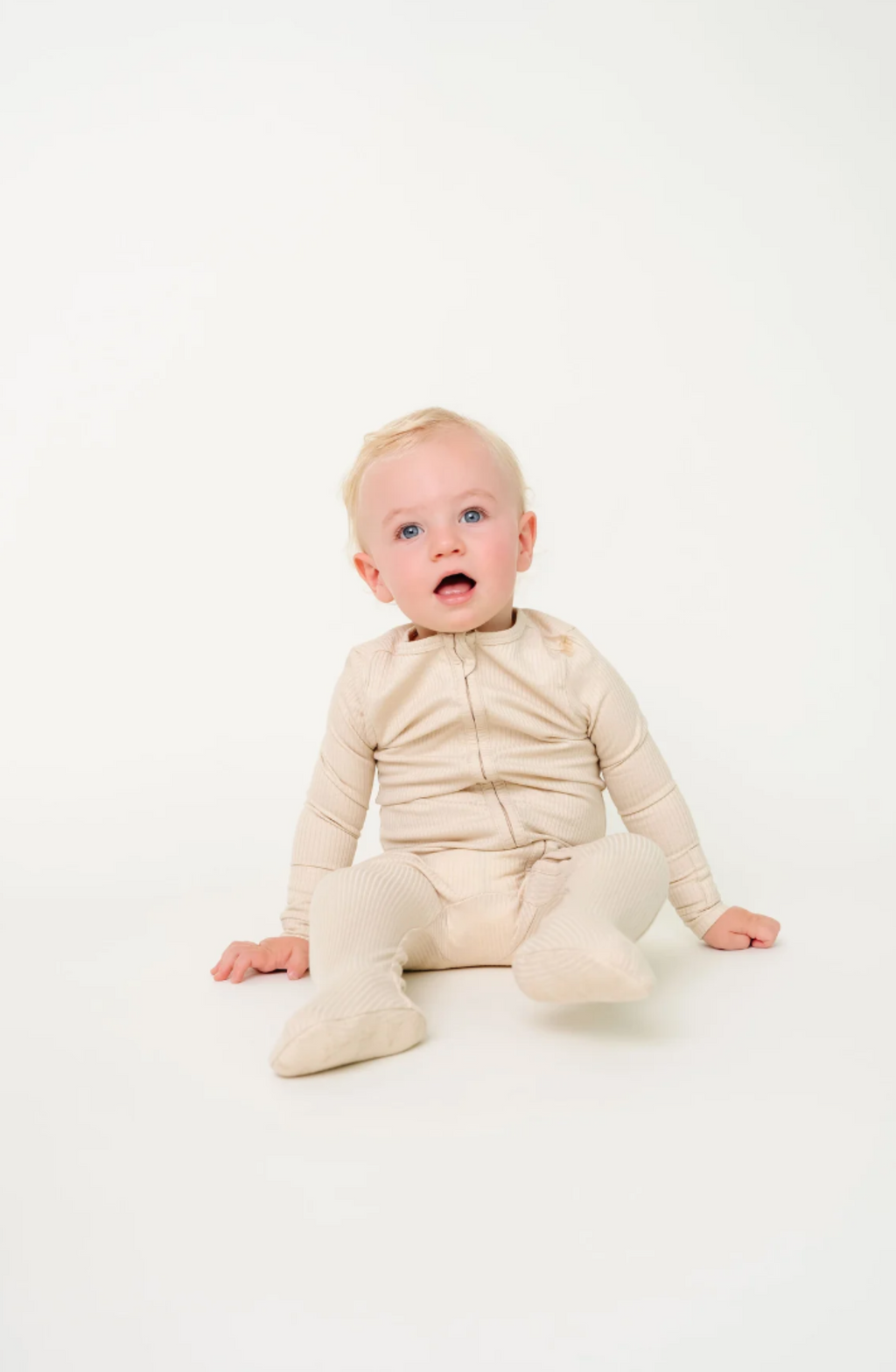 Moonstone Zip Up Footie Pajamas | Copper Pearl