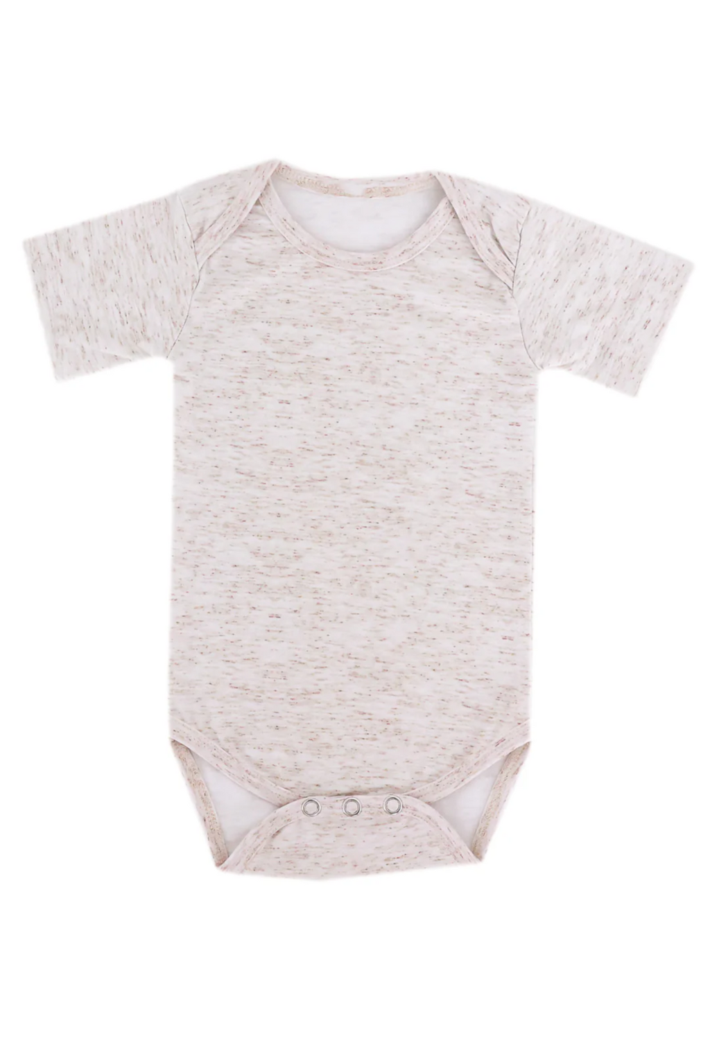 Oat Short Sleeve Baby Bodysuit | Copper Pearl