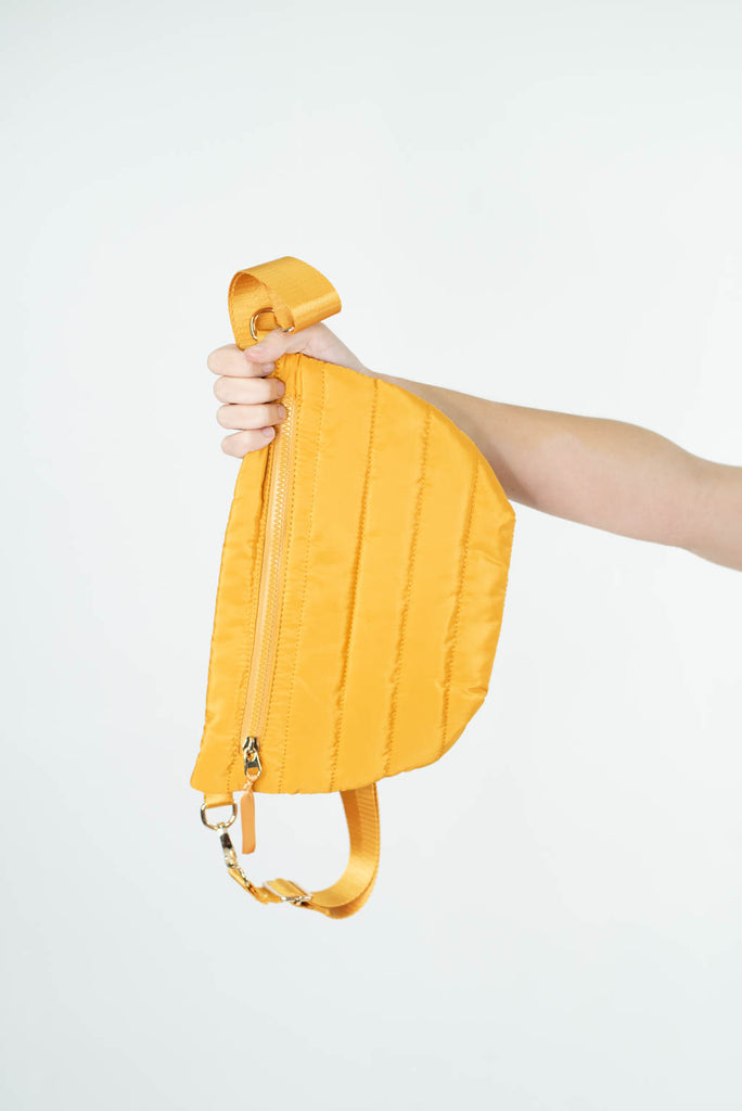 Blake Crescent Puffer Sling Bag