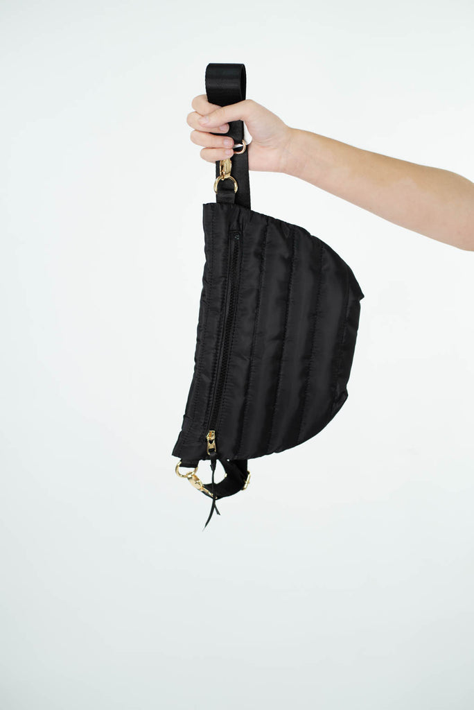 Blake Crescent Puffer Sling Bag