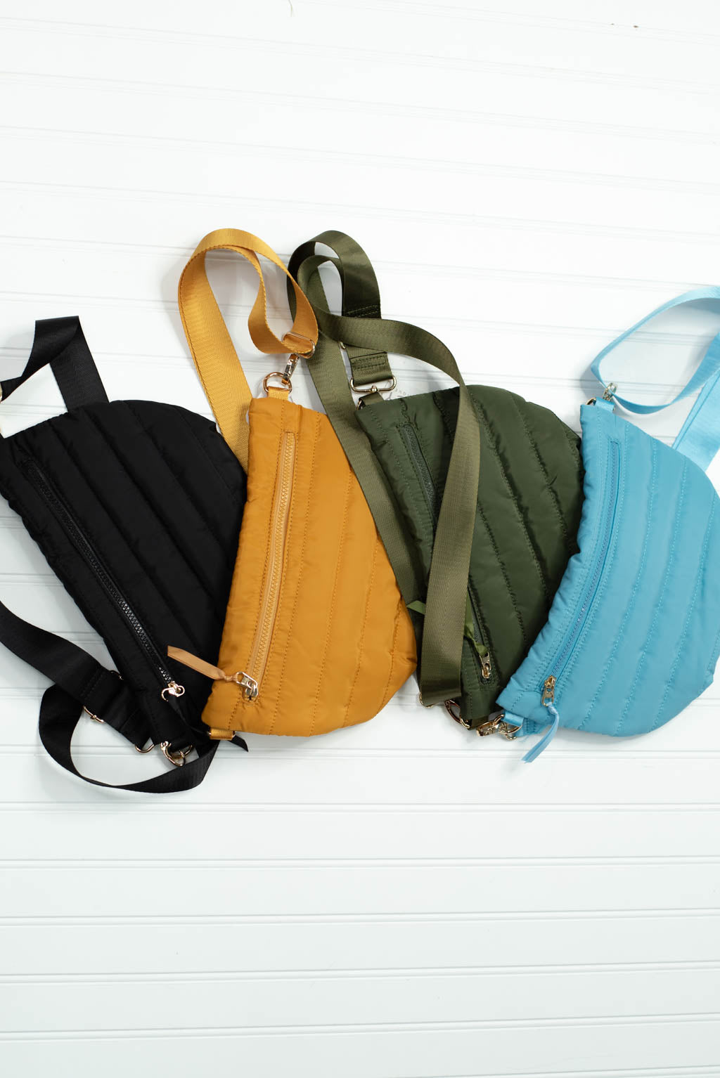 Blake Crescent Puffer Sling Bag