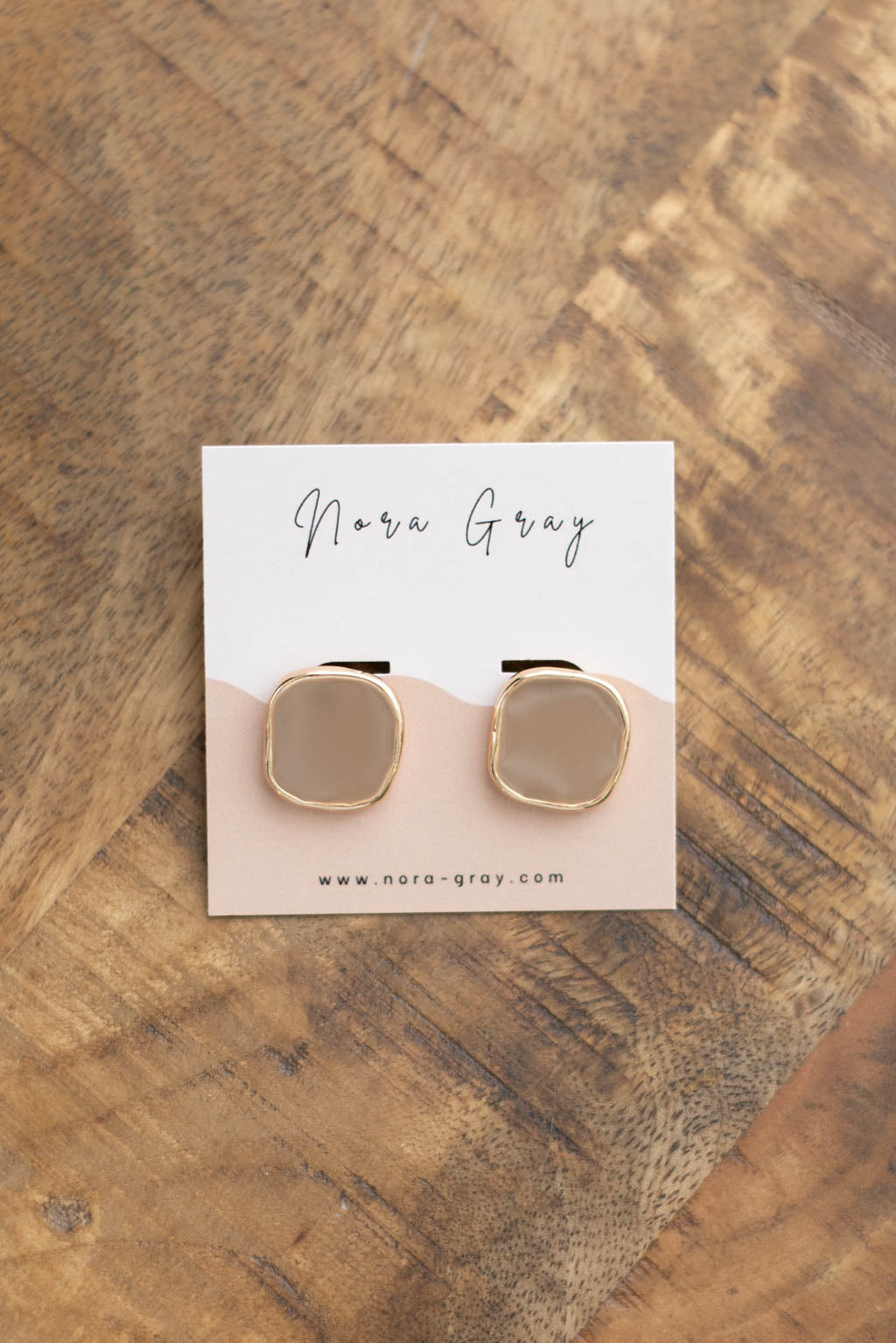 Mocha Stud Earrings