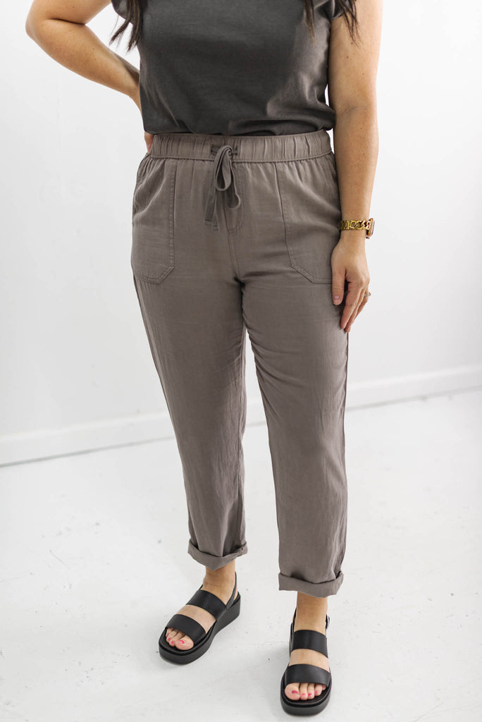 Body And Soul Tapered Drawstring Pants