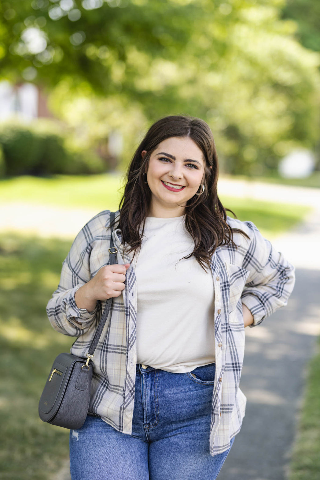 Charlotte Oversize Cut Flannel Shirt