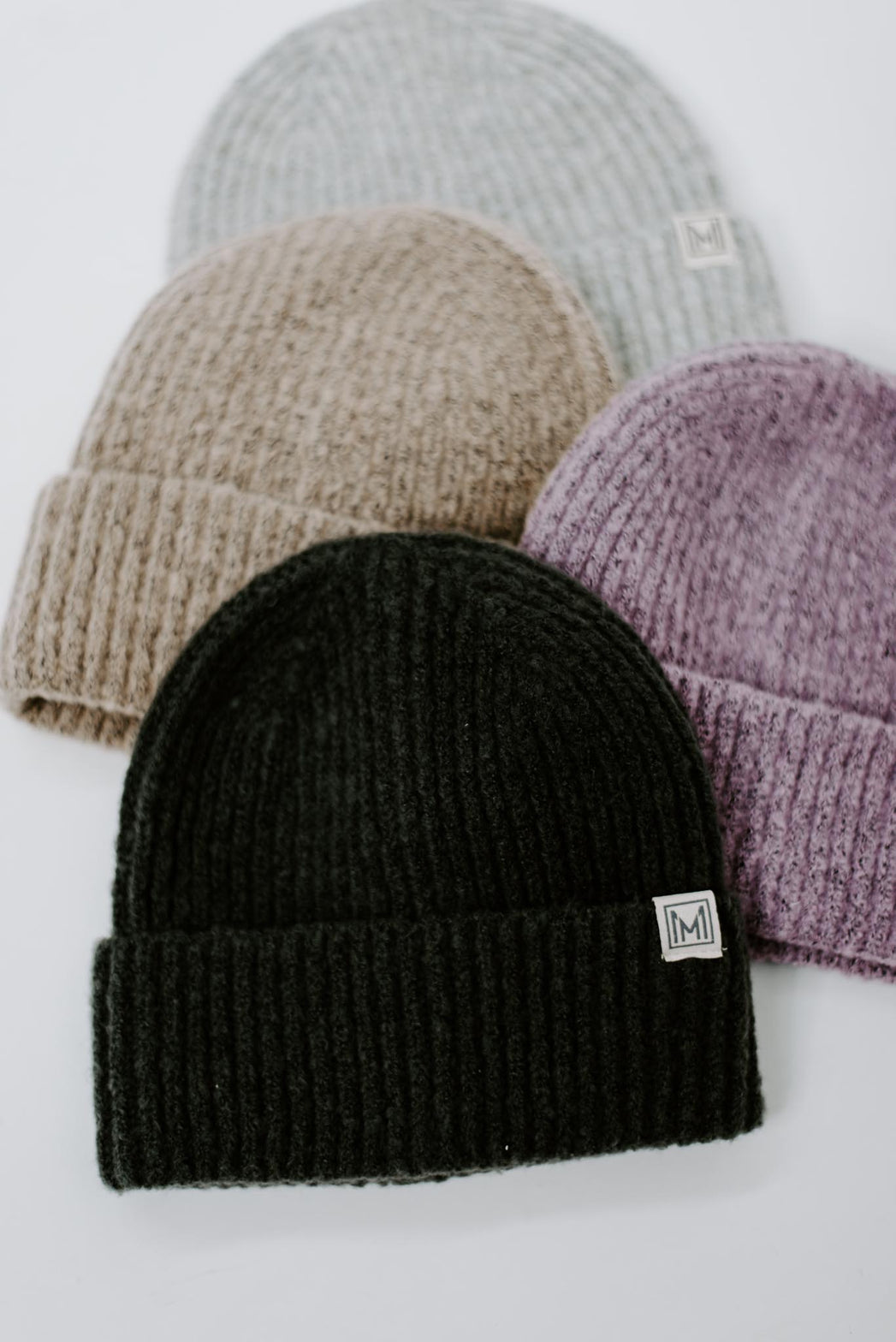 Basic Ribbed Knit Soft Beanie