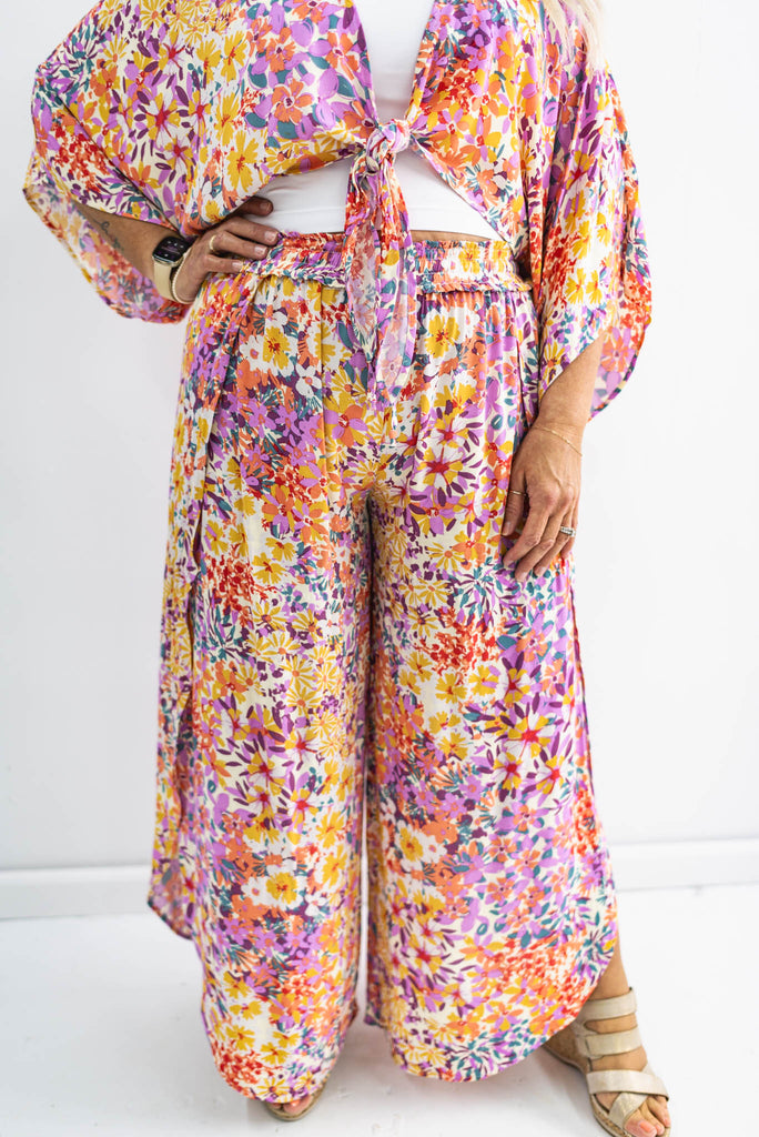 What's Not To Love Floral Flowy Pants