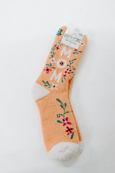 Mom Soft Crew Flower Socks – Nora Gray