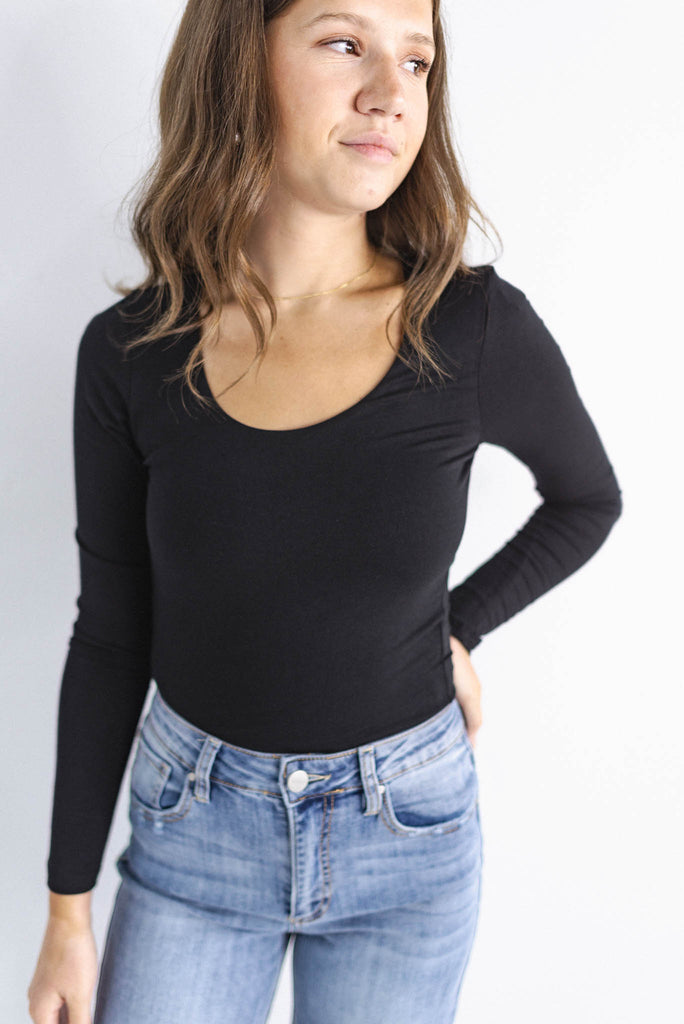 Sophisticated Beauty Long Sleeve Crop Top