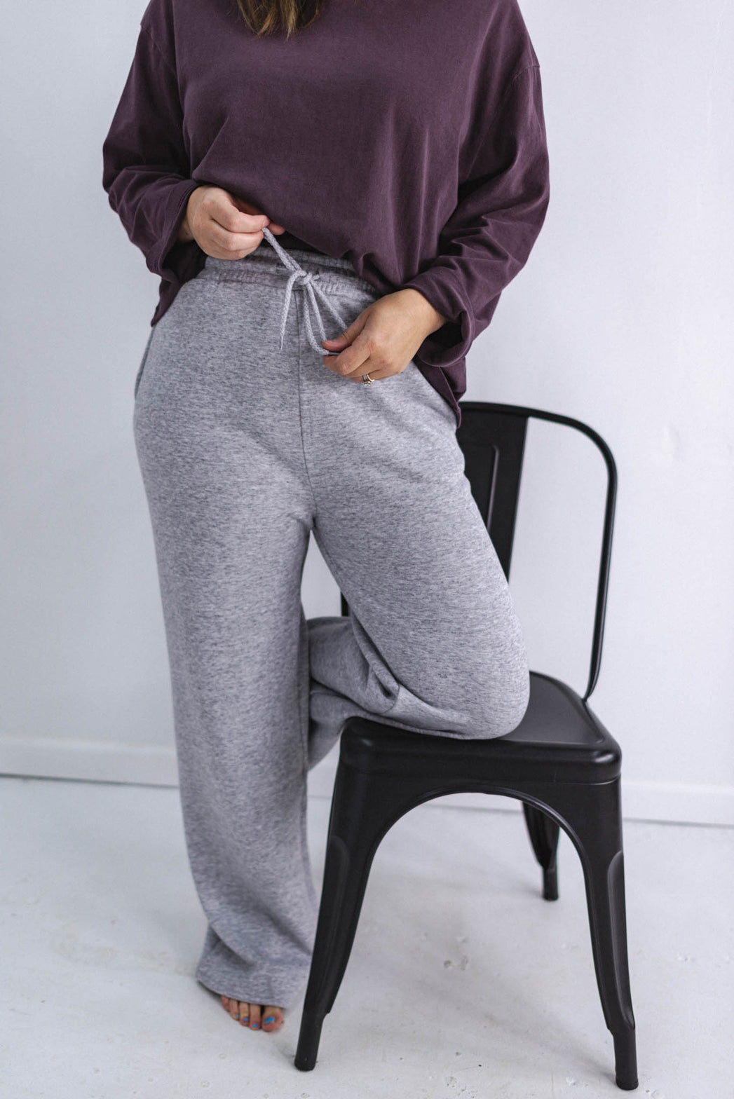 Lindy Fleece Straight Leg Sweatpants