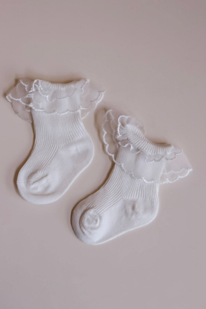 Lace Trim Baby/Toddler Stockings