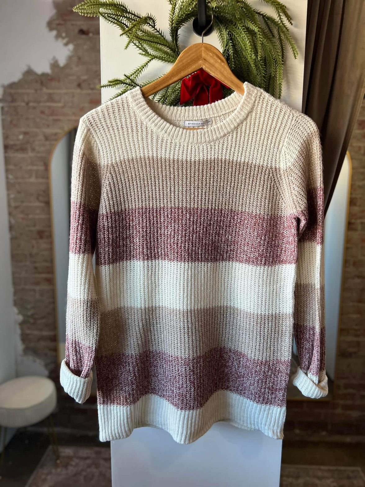 Super Soft Colorblock Striped Sweater