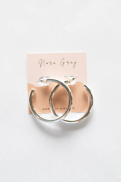 Bold Metal Hoop Earrings