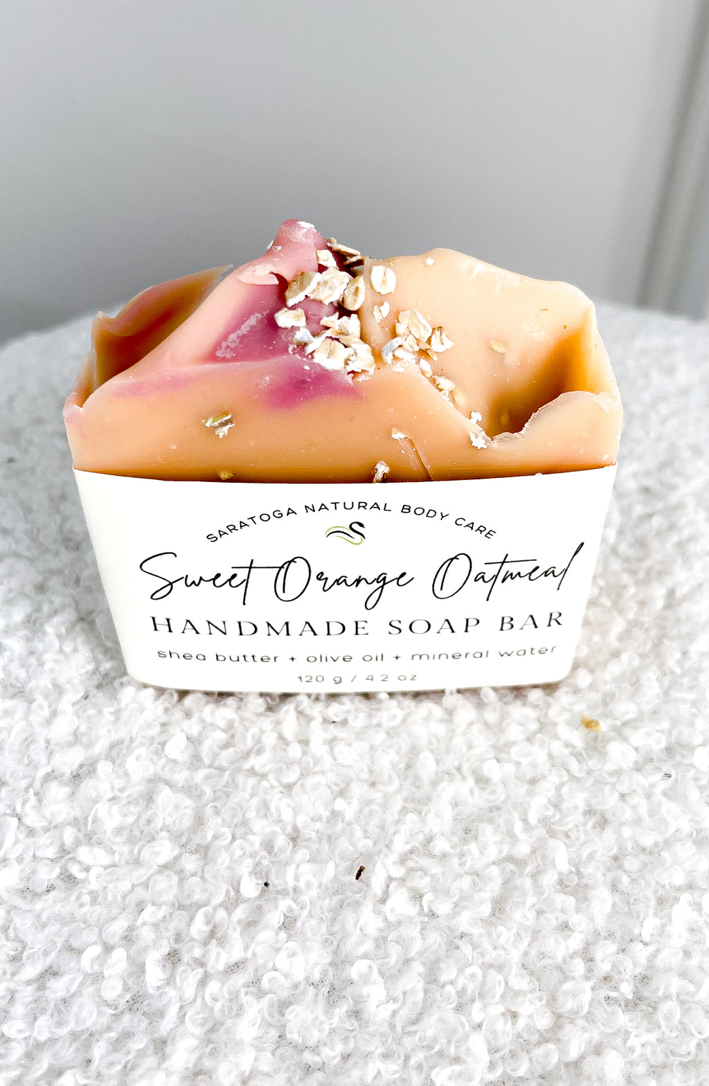 Sweet Orange Oatmeal Handmade Soap Bar