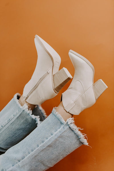 Nora v cut sale ankle booties