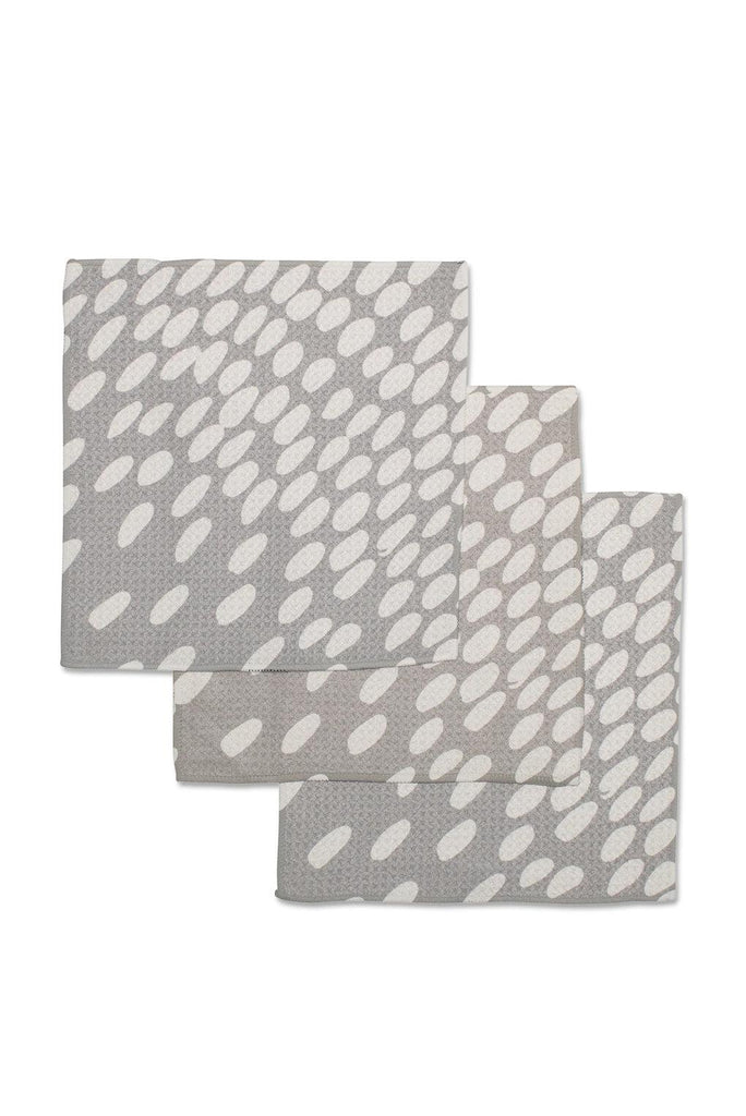 Spotted Gray Dishcloth Set | 3 Pc